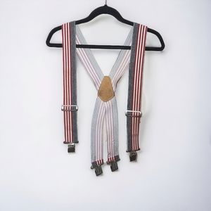 Custom Leathercraft USA American Flag Suspenders